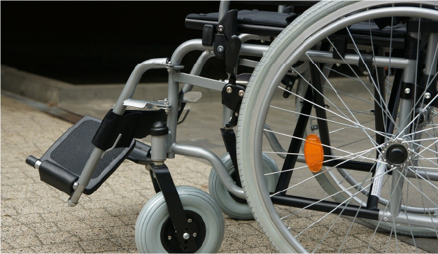 A well-maintained wheelchair